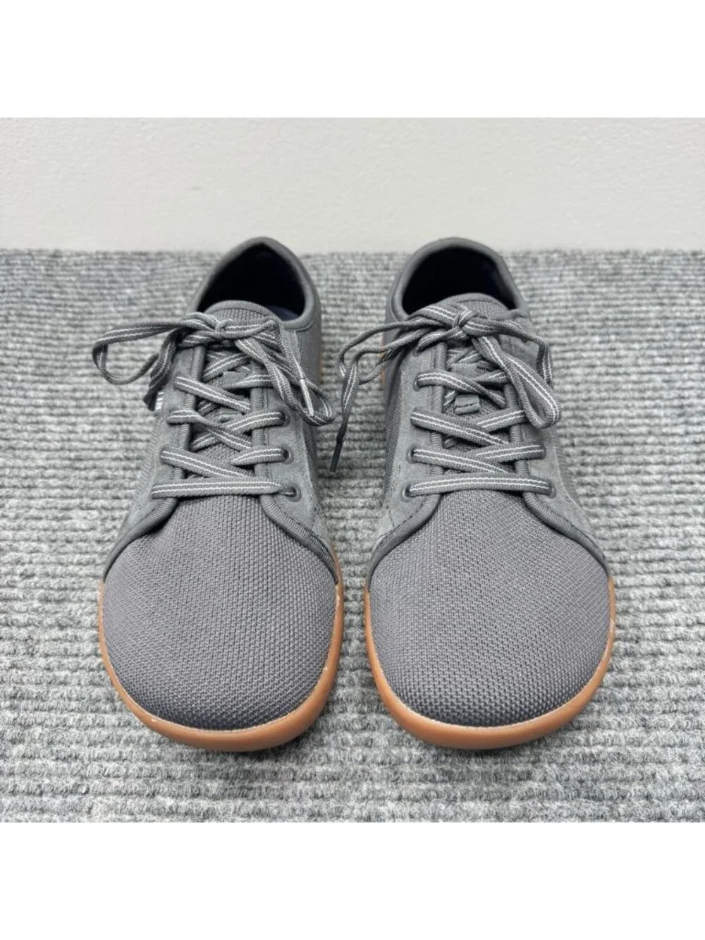 WHITIN Wide Barefoot Shoes Mens 8US/41EU Gray Gum Minimalist Zero Drop Sneaker